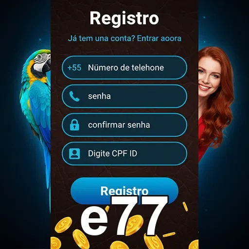 Acesso seguro ao e77 no celular