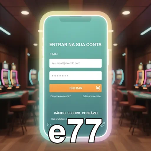 Celular com login seguro no link certo da e77