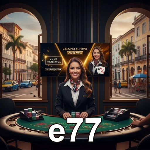 App da e77 com transferência rápida via Pix