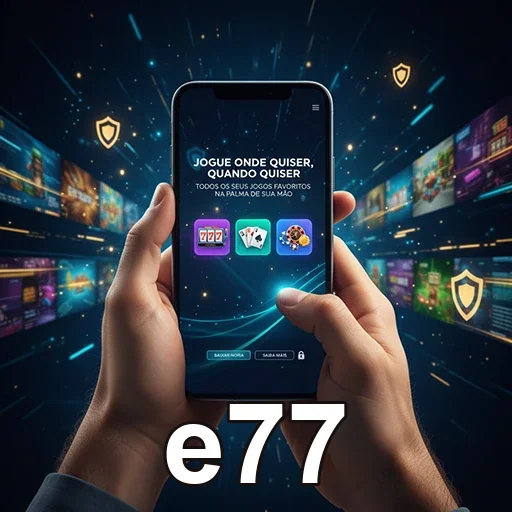 Celular com Pix e acesso leve na plataforma e77